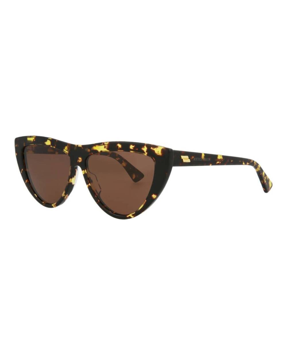 NEW BOTTEGA VENETA women's cat eye-frame acetate sunglasses in tortoise